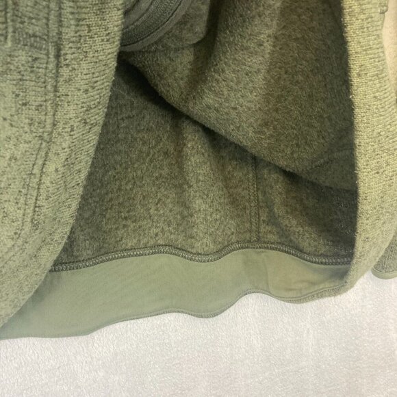 Eddie Bauer Heathered Green Zip Up Sweater Jacket Womens 2XL Fleece Lined Pocket - Picture 13 of 16